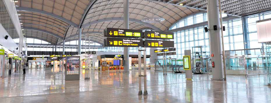 ALC Airport is located 9 kilometres from Alicante city. 